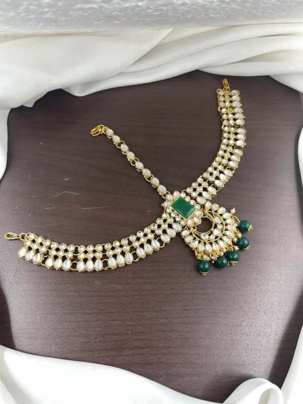 Kundan Semi Bridal Set - Image 3