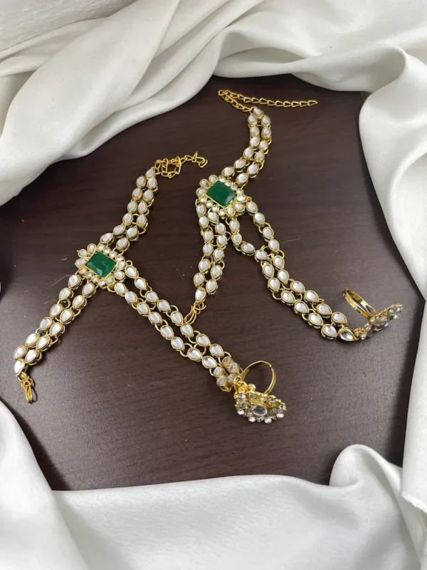 Kundan Semi Bridal Set - Image 5