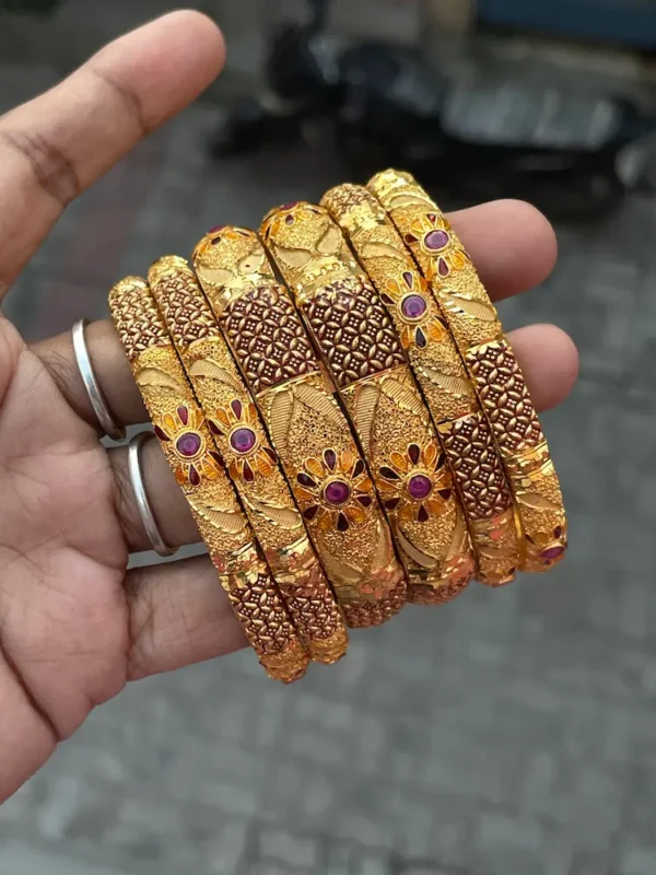 Gold Forming Bangles