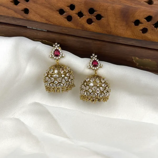 Ruby Stone Victorian Jumkhas