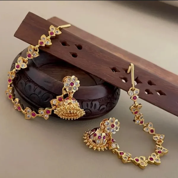 Impon Earring With Mattal