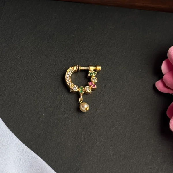AD Nose Pin (No Piercing Required)