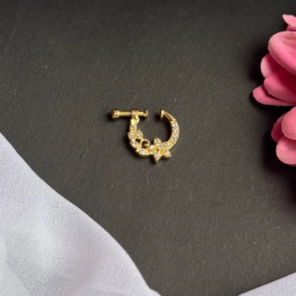 AD Nose Pin (No Piercing Required)