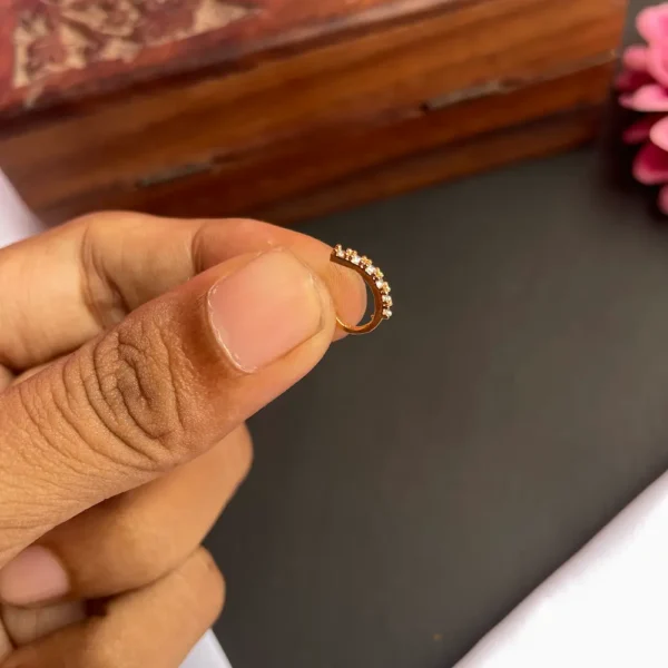 AD Nose Pin  (No Piercing required) - Image 2