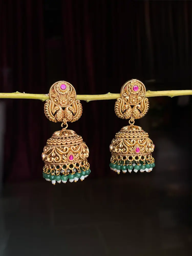 Rajwadi Polish Jumkha ( Antique Finish )