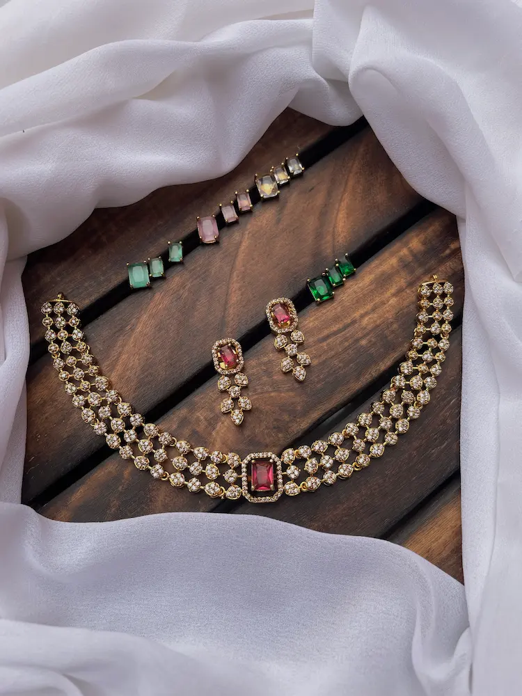 AD Stone Changeable Neckset