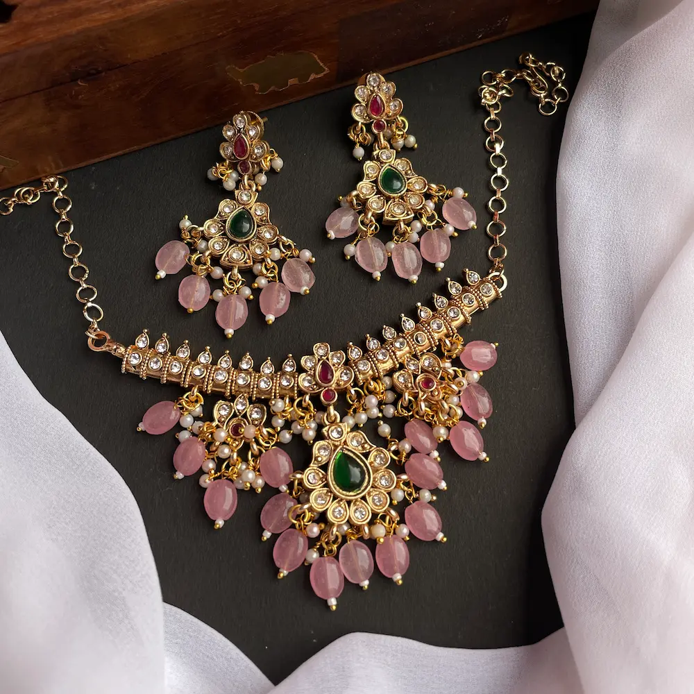 Matte Finish Guttapusalu Chick Choker