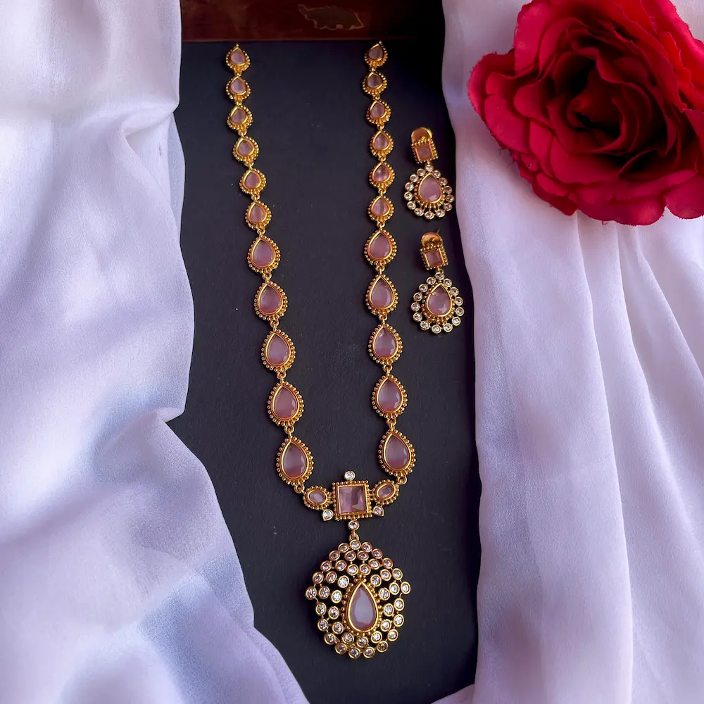 Jyothika Inspired Haaram Version 3 ( Pale Pink ) - Image 2