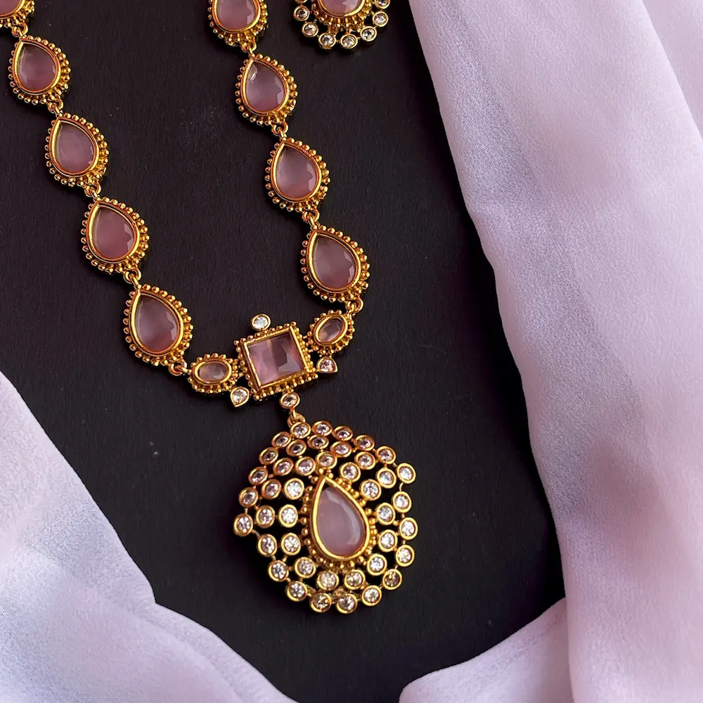 Jyothika Inspired Haaram Version 3 ( Pale Pink ) - Image 3