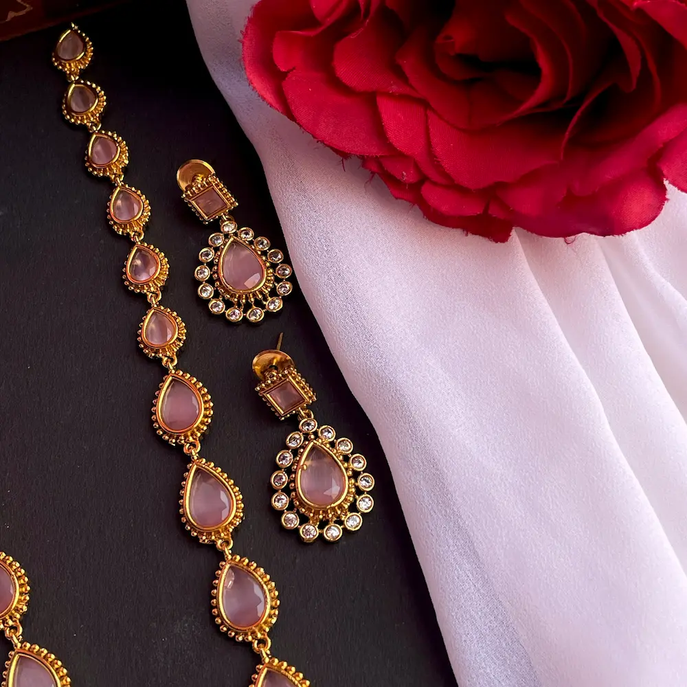 Jyothika Inspired Haaram Version 3 ( Pale Pink ) - Image 4