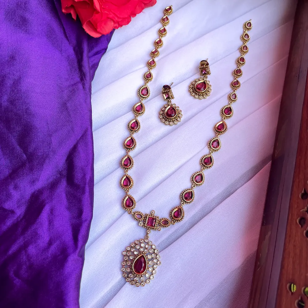 Jyothika Inspired Haaram Version 3 ( Ruby )