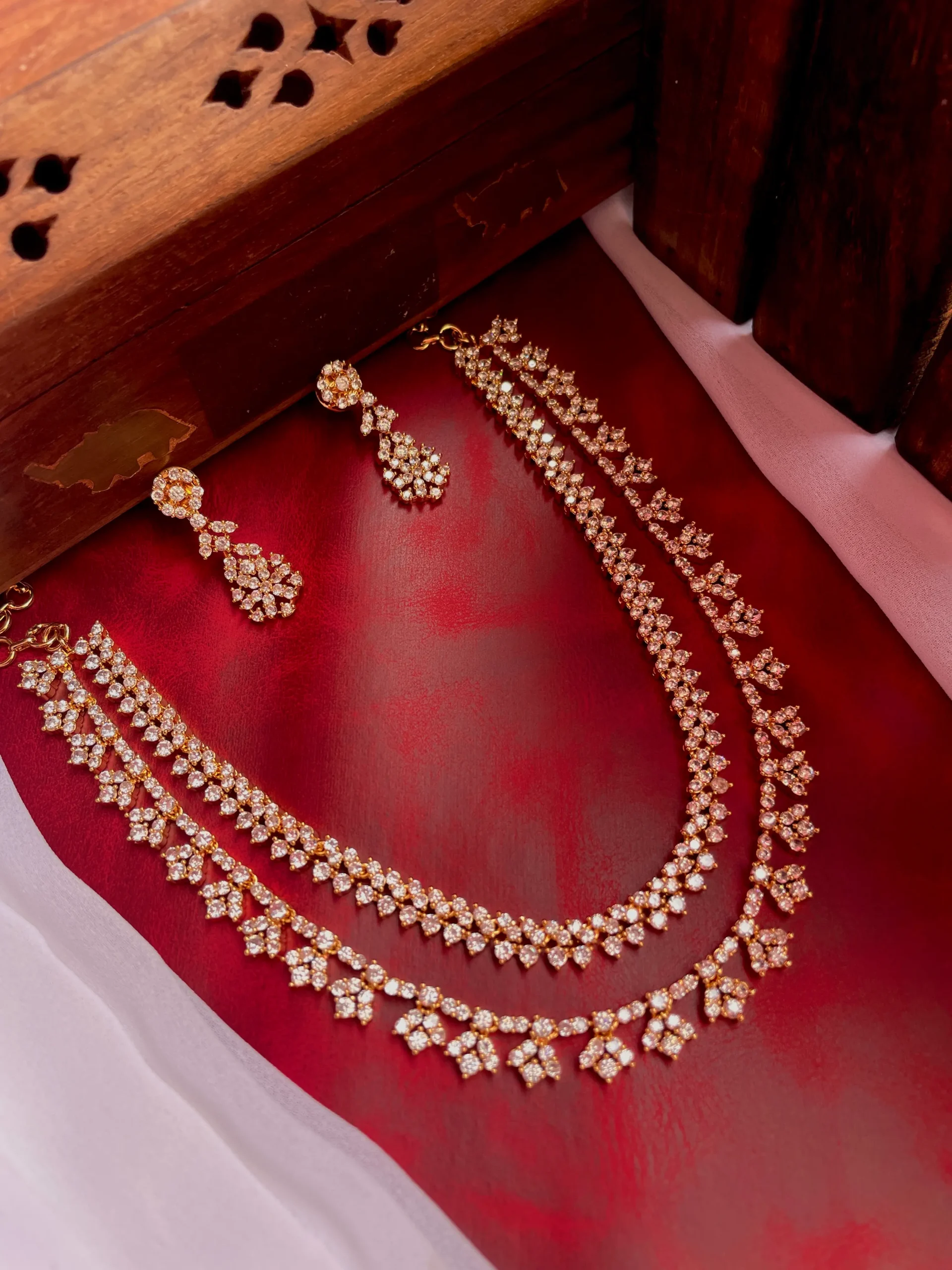 Chettinadu Pattern Two Layer AD Set