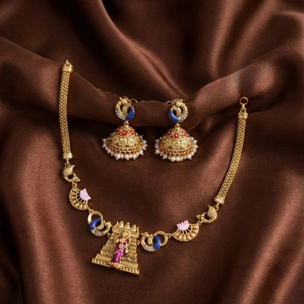 Meenakshi Temple Neckset - Image 2
