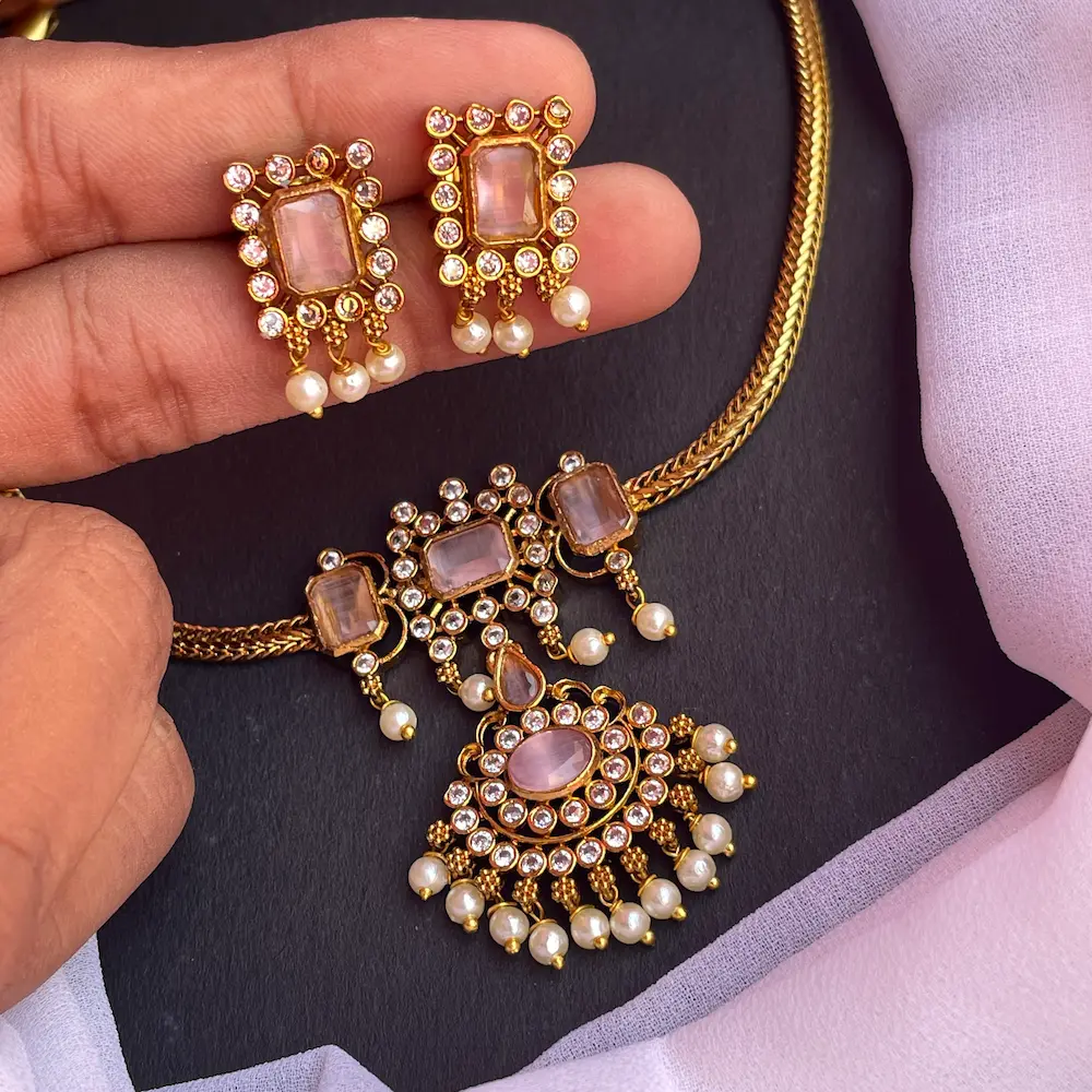 Pale Pink Attigai (Kids Friendly - Mini Size) - Image 3