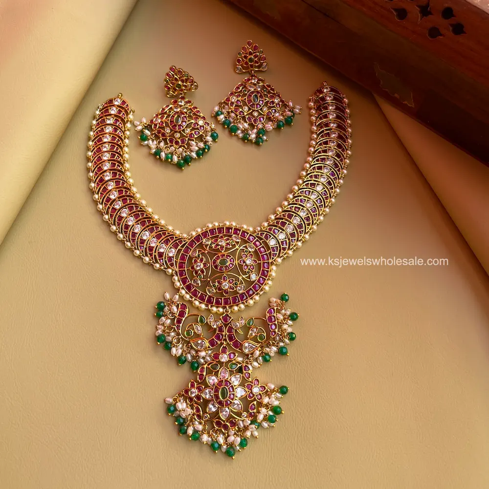 Chandhni 2 – Maharani Vibe Kemp Set With Pearl Work - Image 4