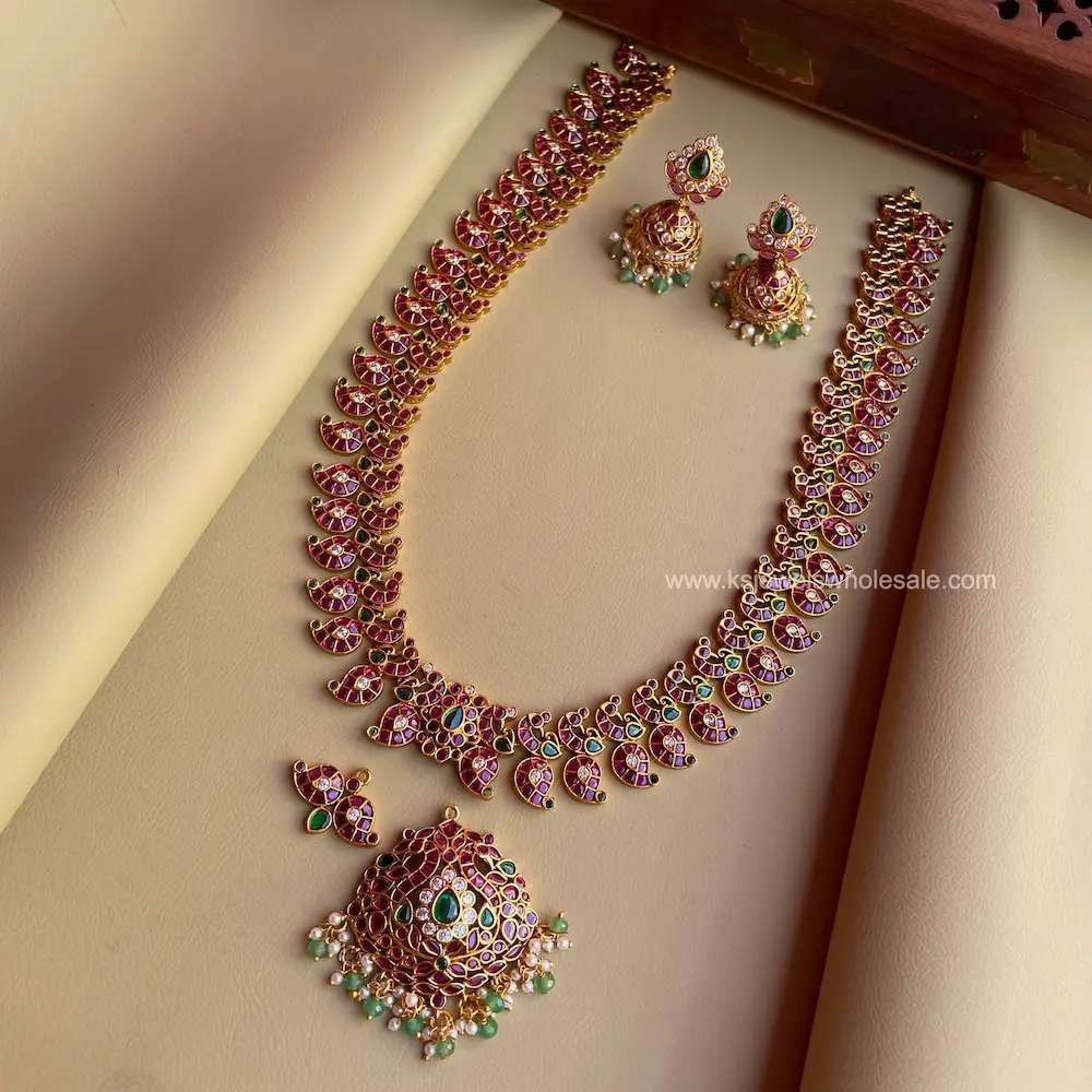 Akshara - Removable Pendent - 3 Ways Usable Haaram - Image 4