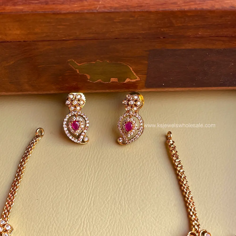 No Pendent Look Victoria Finish Mid Chest Length Haaram - Image 3