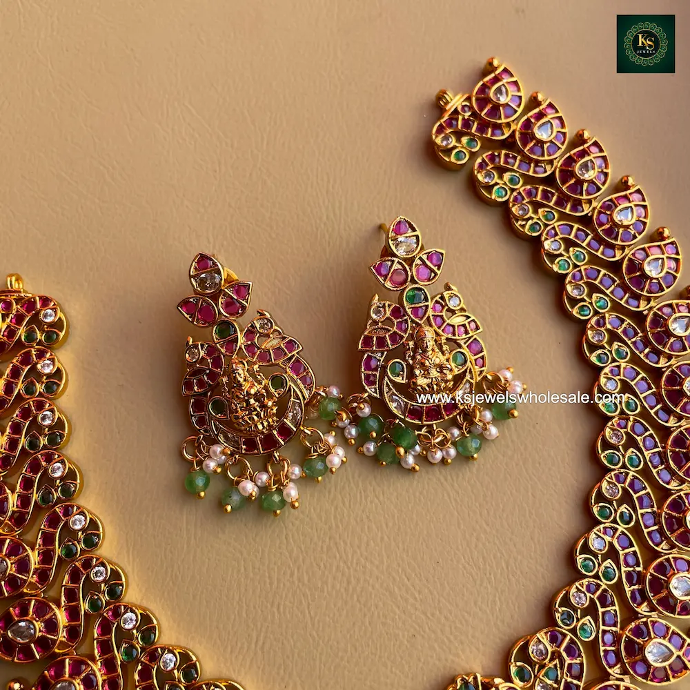 Akshara - Removable Pendent - 3 Ways Usable Neckset - Image 3