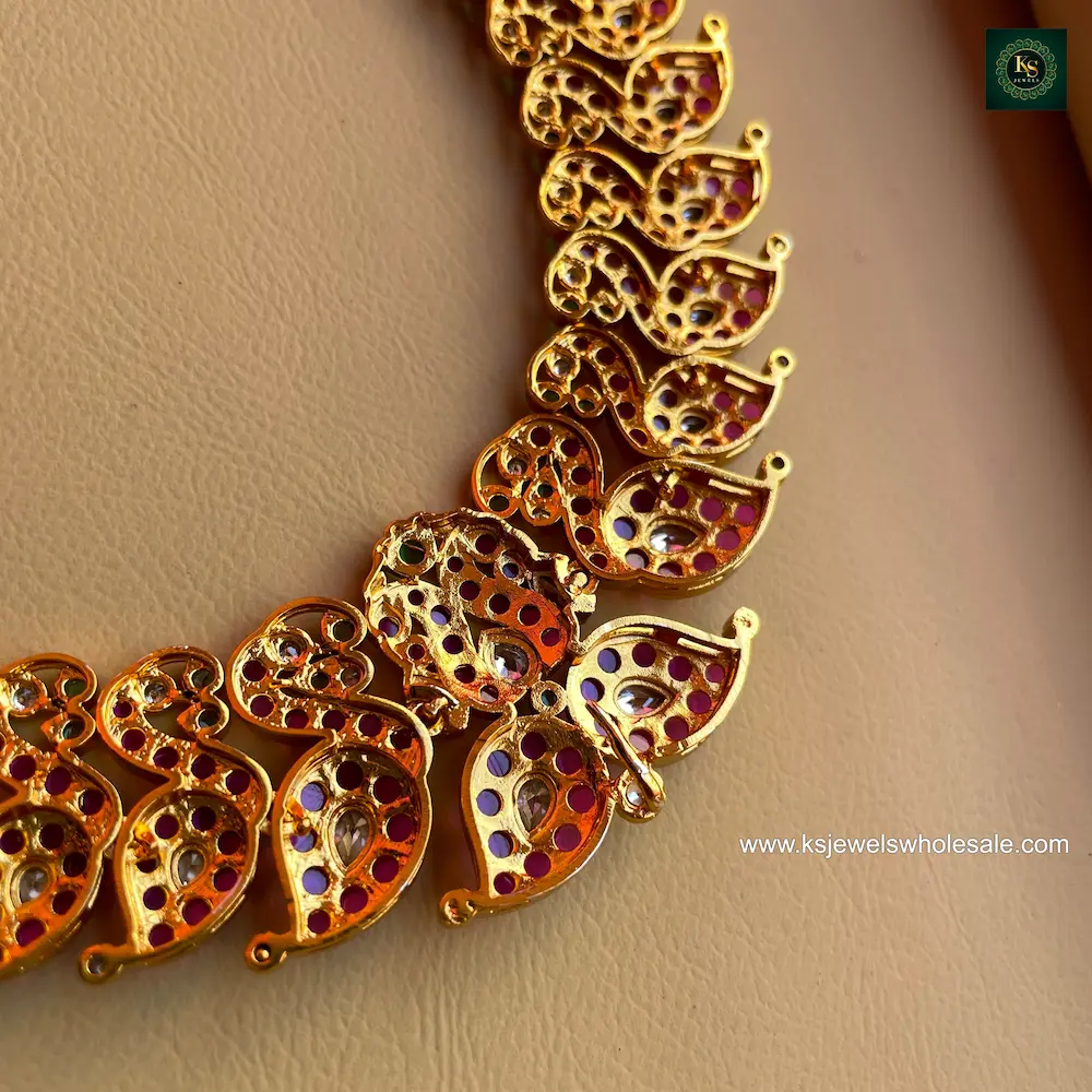 Akshara - Removable Pendent - 3 Ways Usable Neckset - Image 7