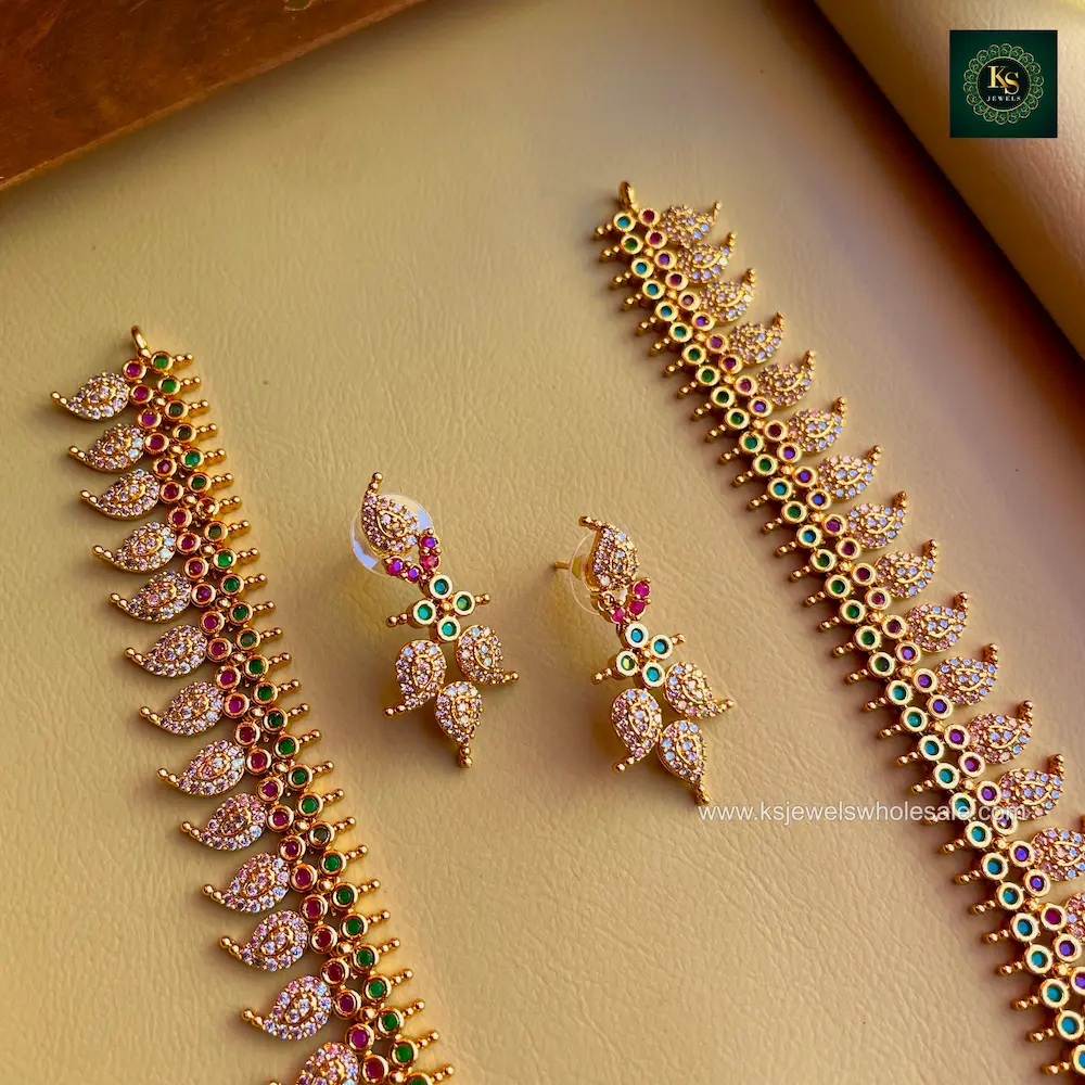 Ridhima Mid Length Haaram - Image 2